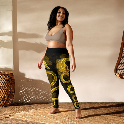 Zodiac Snake Bright - Yoga Leggings