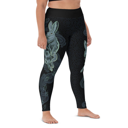 Zodiac Rabbit Pastel - Yoga Leggings