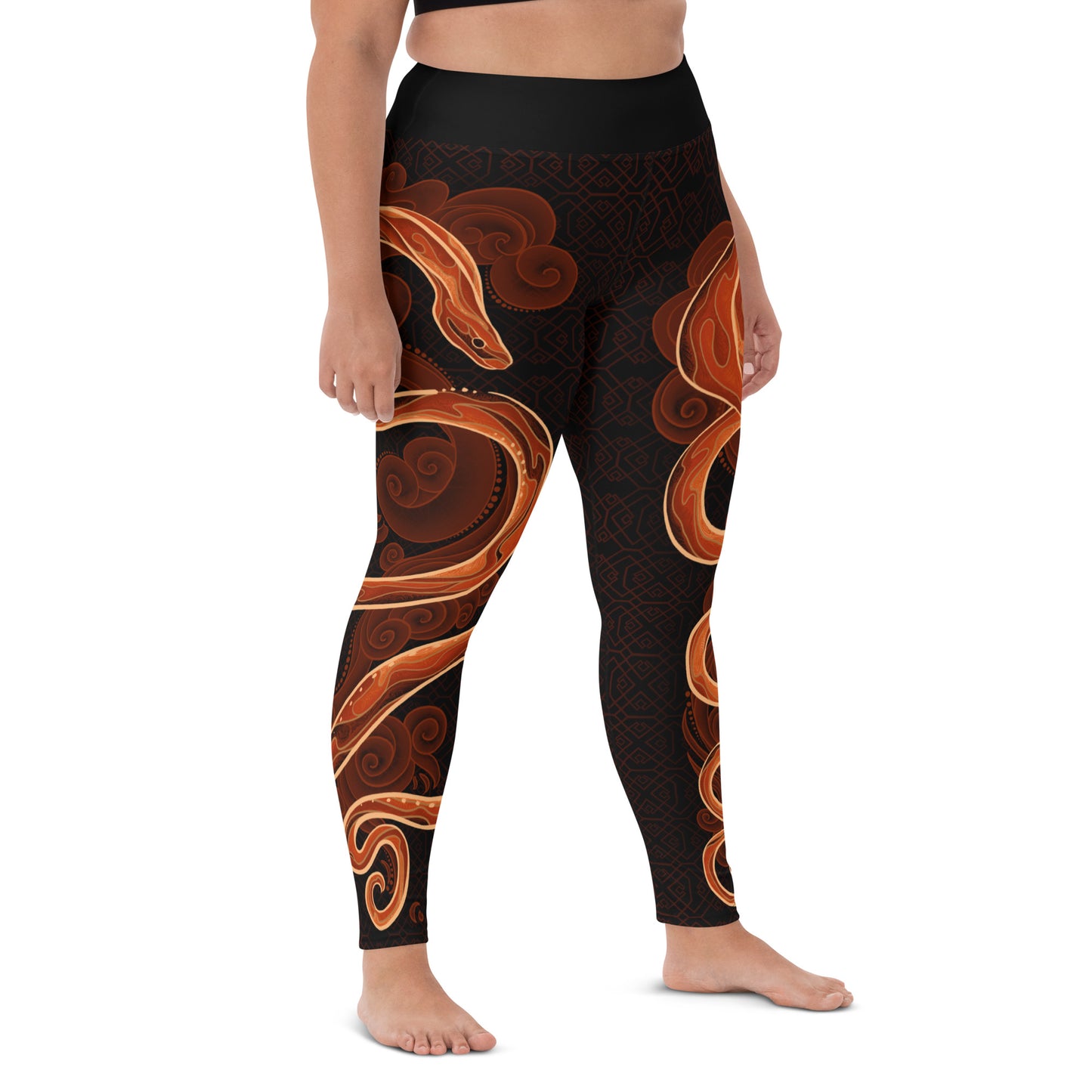 Zodiac Snake Bright - Yoga Leggings