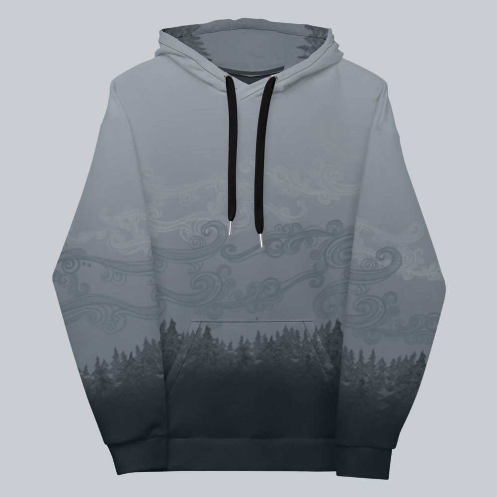 Dark Forest Mist - Unisex Pullover Hoodie