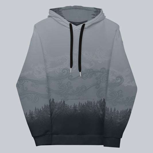 Dark Forest Mist - Unisex Pullover Hoodie