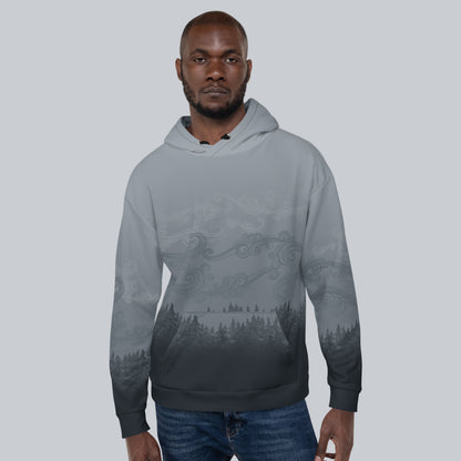 Dark Forest Mist - Unisex Pullover Hoodie