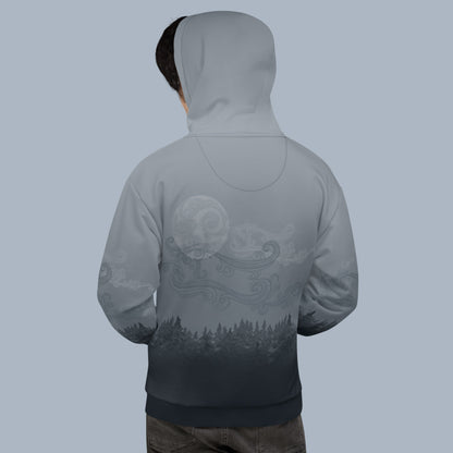 Dark Forest Mist - Unisex Pullover Hoodie