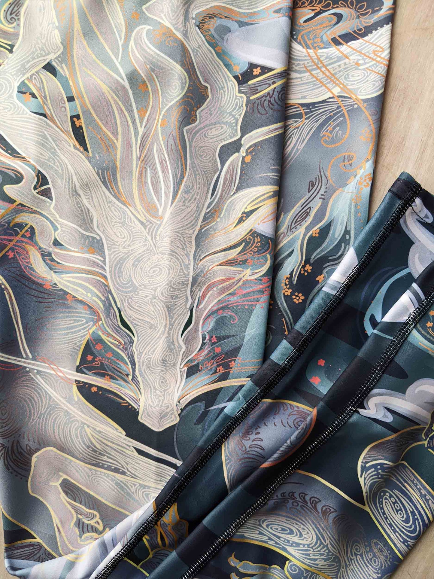 Cherry Blossom Dragon - Plus Size - Yoga Leggings
