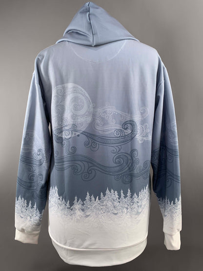 White Forest Mist - Unisex Pullover Hoodie