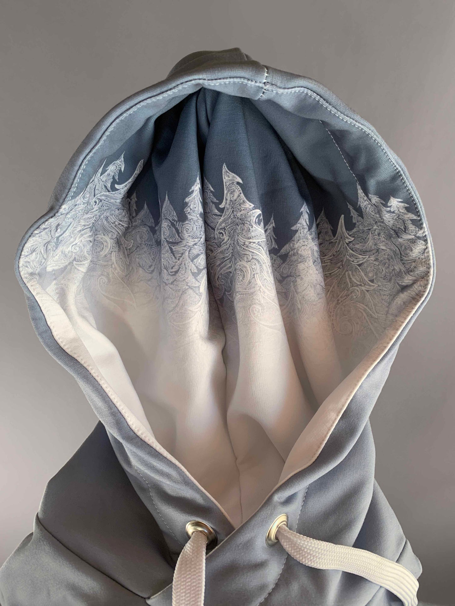 White Forest Mist - Unisex Pullover Hoodie