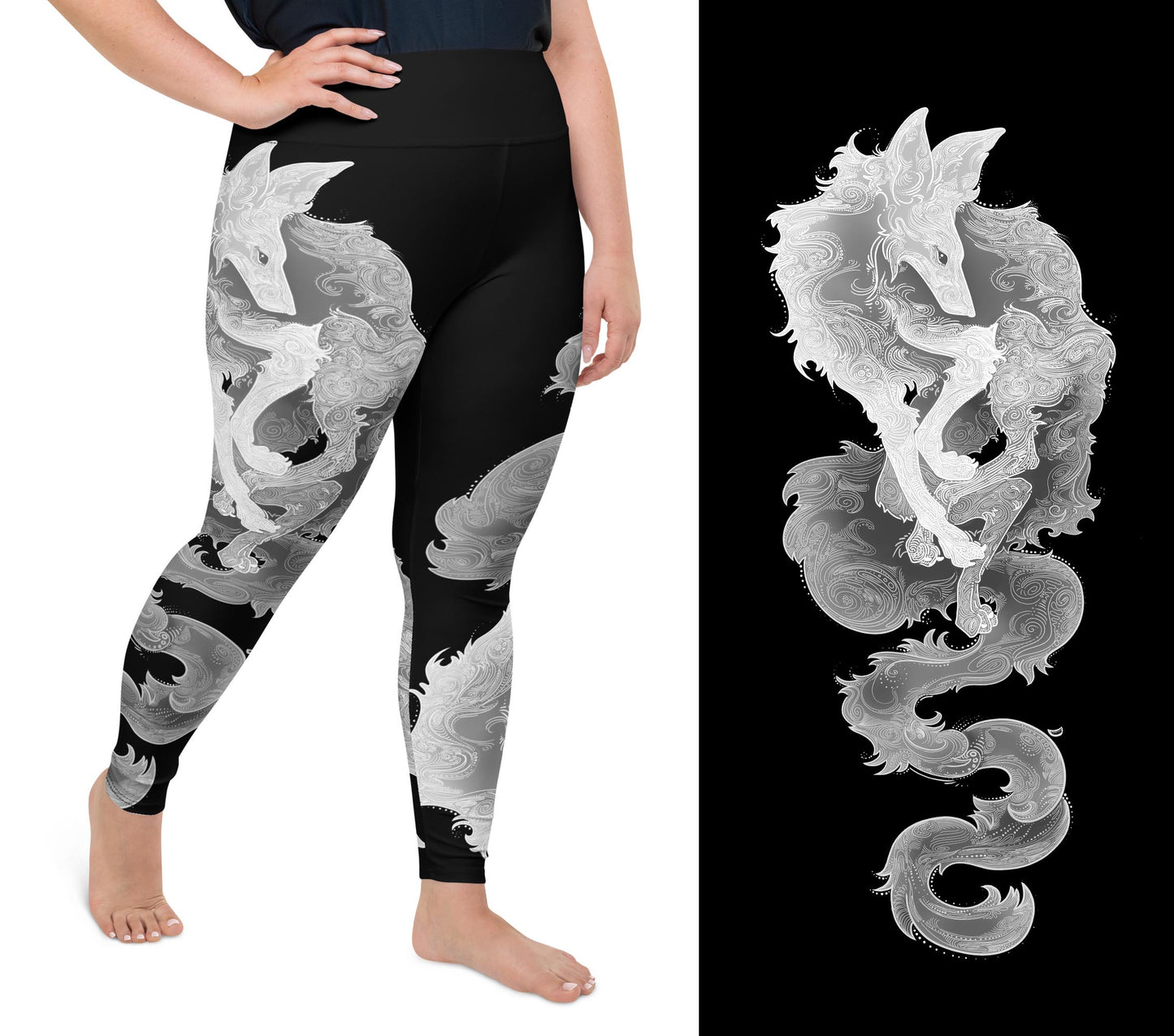 Fox - Plus Size - Yoga Leggings