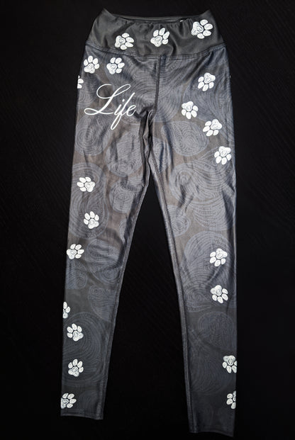 Paw Print Life - Yoga Leggings