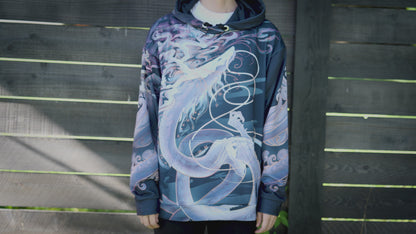 Chinese Dusk Dragon Pullover Hoodie
