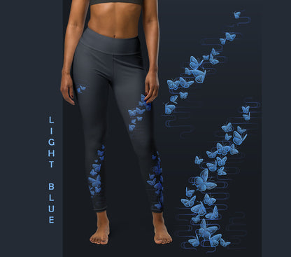 Spring Butterflies - Yoga Leggings