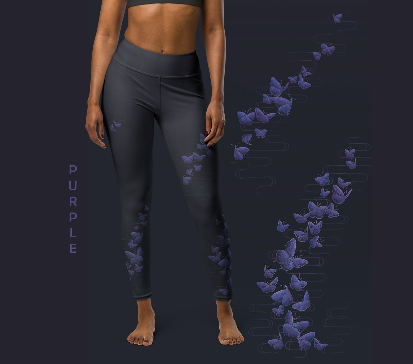 Spring Butterflies - Yoga Leggings