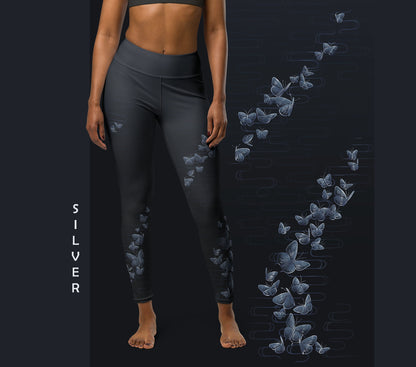 Spring Butterflies - Yoga Leggings